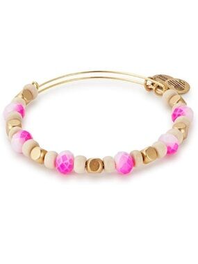 Alex and Ani Sorbet Dragonfruit Expandable Bangle Bracelet - Gold